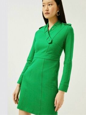 NWT Karen Millen Structured Ponte Shift Dress